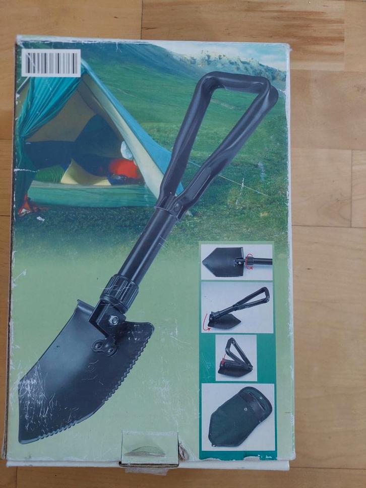 Inklapbare Kampeerschep / Pikhouweel - Nieuw, Caravans en Kamperen, Kampeergereedschap, Ophalen of Verzenden