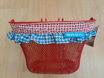 BASIL kinderfietsmand Jasmin rood - voor 12" - 20" wielen beschikbaar voor biedingen