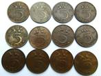 **  Nederland - Stuivers jaren 1950 t/m 1962 *  12 stuks  *, Postzegels en Munten, Munten | Nederland, Verzenden, Koningin Juliana