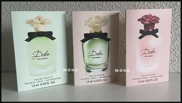 #1 Dolceset 3 parfum samples proefjes testers monsters beschikbaar voor biedingen