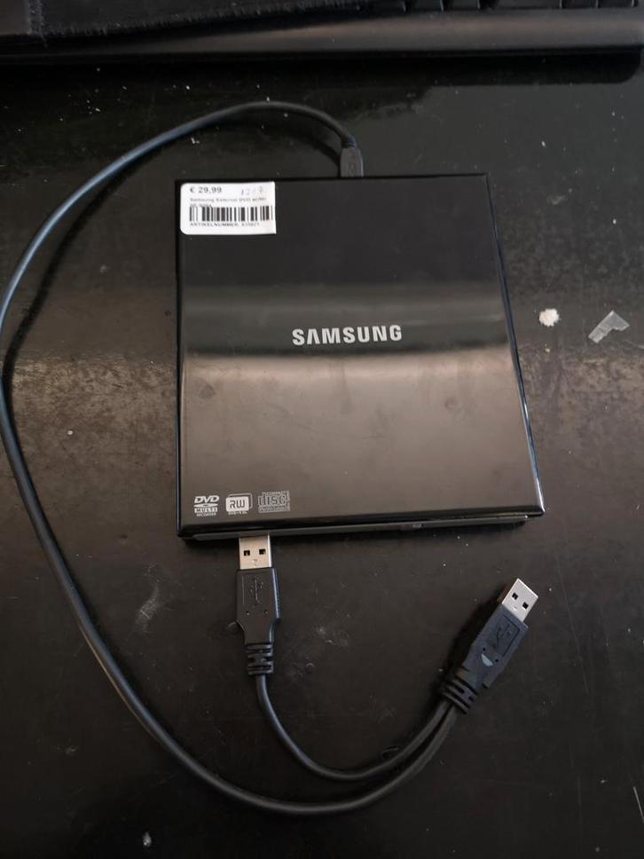 Samsung Externe DVD Brander, Computers en Software, Optische drives, Gebruikt, Extern, MacOS, Windows, Cd, Dvd, Ophalen of Verzenden
