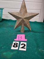 piek ster kunststof goud glitter [b82], Diversen, Kerst, Ophalen of Verzenden, 'T Olde Gre-j, Info@toldegrej.nl, Endepoelstraat 20f Didam