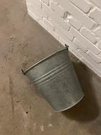 Metalen emmer - Gebruikt, Huis en Inrichting, Ophalen of Verzenden, Gebruikt, IJzer, Met handgreep