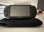 Sony PSP-1004 + beschermhoes + 7 games, Spelcomputers en Games, Spelcomputers | Sony PSP, Ophalen, Met games, Zwart, Zo goed als nieuw