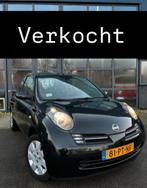 ZEER nette Nissan Micra 1.2 2004 NIEUWE APK/NAP, Auto's, Voorwielaandrijving, 4 cilinders, Zwart, Origineel Nederlands