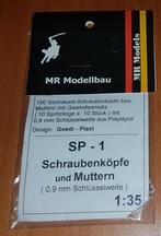 MR Modellbau 1:35 screw heads & nuts (0,9 mm), Nieuw, Diorama, 1:35 tot 1:50, Ophalen of Verzenden