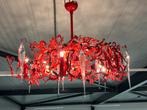 Brand van Egmond Flower Power Kroonluchter Rood Design Lamp, Terzani Lodes Quasar Occhio Penta Marset Jacco Maris, Nieuw, Ophalen of Verzenden