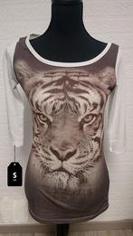 Dames top Bizzy tijgerprint maat S, Zwart, Ophalen of Verzenden, Zo goed als nieuw, Maat 36 (S)