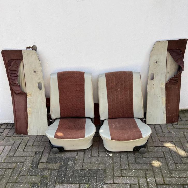 VW Karmann Ghia T34 Stoelset voor Type 34 1963, Auto diversen, Auto-accessoires, Gebruikt, Ophalen of Verzenden