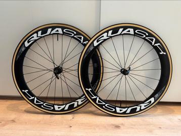 Quasar SQ6 60mm Carbon Wielset - Uitstekende staat! beschikbaar voor biedingen