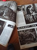 Artikel blokhut van Bergeyk 1954, Verzamelen, Ophalen of Verzenden, 1940 tot 1960, Knipsel(s)