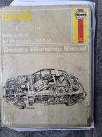 workshop manual Saab 95  en 96 V4, Auto diversen, Handleidingen en Instructieboekjes, Ophalen of Verzenden