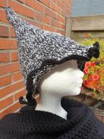 Heksenhoed heksenmuts gehaakt acrylgaren carnaval, Ophalen of Verzenden, Nieuw, Carnaval