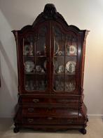 Wortelnoten vitrinekast, Antiek en Kunst, Antiek | Meubels | Kasten, Ophalen