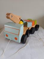 Houten trekauto met magnetische kraan en blokken (IKEA), Kinderen en Baby's, Speelgoed | Houten speelgoed, Ophalen, Gebruikt, Duw- of Trekspeelgoed