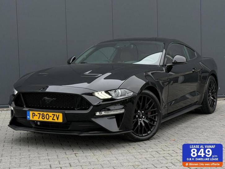 Ford Mustang Fastback 5.0 V8 GT Lage KM - Leder - Automaat -, Auto's, Ford, Bedrijf, Te koop, Mustang, ABS, Achteruitrijcamera
