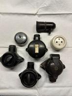 Bakeliet schakelaar stopcontact etc, Doe-het-zelf en Verbouw, Elektra en Kabels, Ophalen of Verzenden, Zo goed als nieuw, Schakelaar