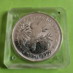 Kookaburra 1990 - 1 oz zilver, Postzegels en Munten, Edelmetalen en Baren, Verzenden, Zilver