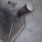 Zeldzame Duitse draagbare benzine brandstoftank, jerrycan., Gebruikt, ., Ophalen of Verzenden, .