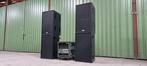 Dikke EAW geluid set EAW KF-850EF toppen SB-850 Sub Amps P.A, Zo goed als nieuw, Complete surroundset, 120 watt of meer, Ophalen