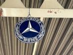 Mercedes emaille bord, Ophalen, Gebruikt, Reclamebord