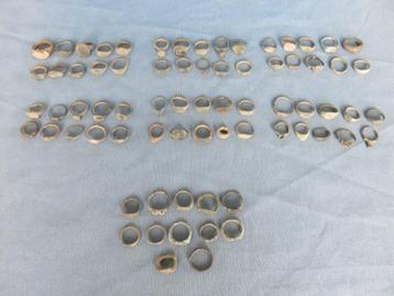 Archeologische (zegel) ringen in brons - bodemvondsten beschikbaar voor biedingen