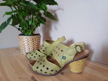 Lime groene echt leren sandalen van El Naturalista mt 38 beschikbaar voor biedingen