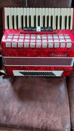 Parrot Accordeon, Muziek en Instrumenten, Accordeons, Gebruikt, 80-bas, Met riemen, Ophalen