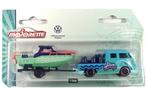 Volkswagen VW T1 Twin Cab & Boat Trailer Majorette modelauto, Nieuw, Ophalen of Verzenden, Auto