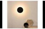 Creatieve Wandlamp wand-lamp LED zwart cirkel rond 30 cm, Huis en Inrichting, Lampen | Wandlampen, Nieuw, Ophalen of Verzenden