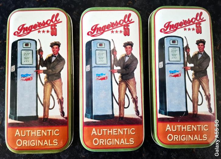 INGERSOLL * 55 HORLOGE BLIKKEN., Verzamelen, Blikken, Gebruikt, Overige, Overige merken, Ophalen of Verzenden