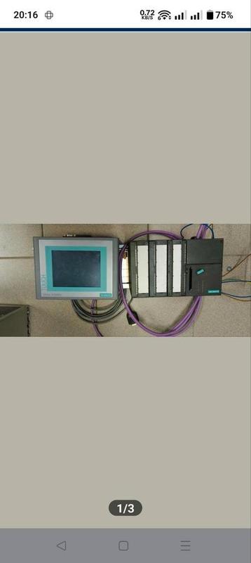 Siemens plc en kleuren touchscreen  beschikbaar voor biedingen