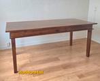 Eettafel 180x90cm Massief Teakhout, Ophalen, Teakhout, 50 tot 100 cm, Zo goed als nieuw