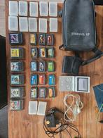 Gameboy Advance Sp Grijs | incl 21 spellen & toebehoren, Spelcomputers en Games, Game Boy Advance SP, Gebruikt, Ophalen of Verzenden