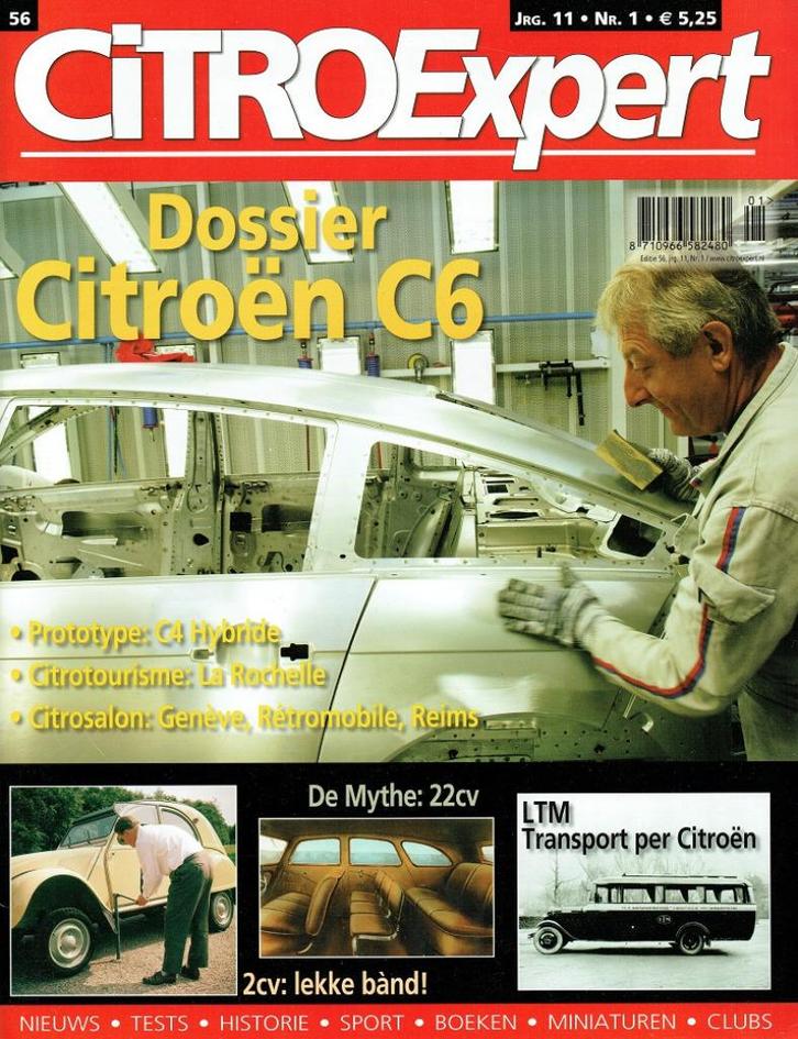 CitroExpert 2006 nr. 56 (o.a. Citroën C6 - bussen van LTM), Boeken, Auto's | Folders en Tijdschriften, Gelezen, Citroën, Verzenden