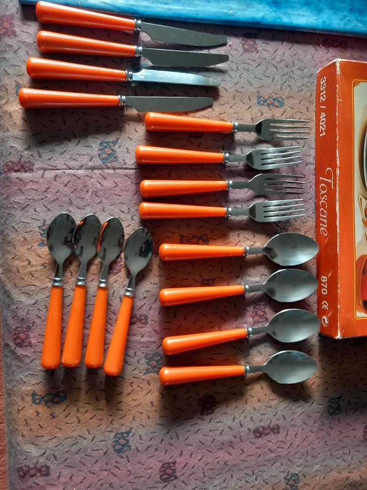 Nieuwe 16-delige Bestekset Toscane, Huis en Inrichting, Keuken | Bestek, Nieuw, Bestekset, Rvs of Chroom, Vaatwasserbestendig