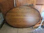 mooie eiken ovale eetkamertafel te koop. 2, Huis en Inrichting, Tafels | Eettafels, Ophalen, Gebruikt, Ovaal