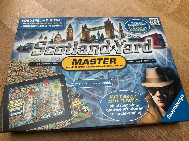 Scotland Yard Master Bordspel, Hobby en Vrije tijd, Gezelschapsspellen | Bordspellen, Zo goed als nieuw, Drie of vier spelers