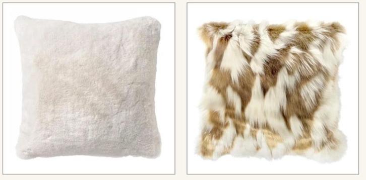 Partijtje sierkussens te koop, Huis en Inrichting, Woonaccessoires | Kussens, Nieuw, Wit, Vierkant, Ophalen