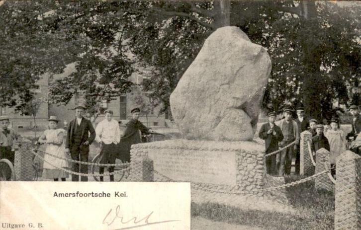 Amersfoortsche Kei, Verzamelen, Ansichtkaarten | Nederland, Gelopen, Utrecht, Voor 1920, Ophalen of Verzenden