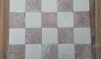Restpartij rood en beige marmer getrommeld 10x10x1cm, Doe-het-zelf en Verbouw, Tegels, Ophalen, Nieuw, Minder dan 20 cm, Minder dan 20 cm