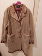 Fijne Warme Lange Jas van Suede/Leer. Maat XL., Ophalen of Verzenden, Zo goed als nieuw, Maat 46/48 (XL) of groter