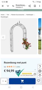 mooie metalen rozenboog !, Tuin en Terras, Ophalen of Verzenden, Nieuw, IJzer