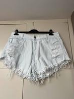 Braziliaans korte jeans broek Fio o Fio beach, Kort, Blauw, Maat 42/44 (L), Ophalen of Verzenden