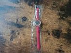 Rood dames quartz horloge Met sier diamantjes h, Onbekend, Nieuw, Ophalen of Verzenden, Onbekend