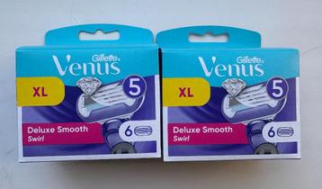 Gillette Venus Deluxe Smooth Swirl Scheermesjes - 12 stuks beschikbaar voor biedingen