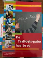 Taaltoets-pabo haal je zo - Hans de Weerdt, Ophalen of Verzenden, Zo goed als nieuw, HBO