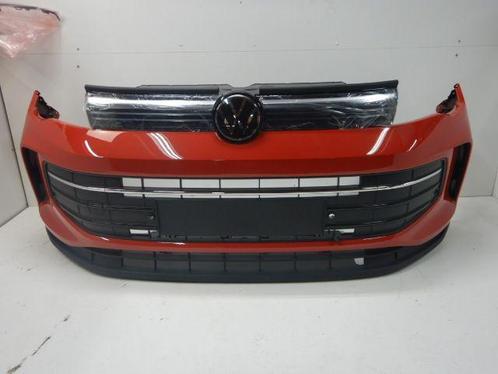 VW Tiguan 571 Voorbumper 6PDC Johannesbeerrot LB2B, Auto-onderdelen, Carrosserie en Plaatwerk, Bumper, Volkswagen, Voor, Gebruikt
