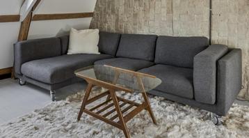 NOCKEBY 2-zitsbank met chaise longue links