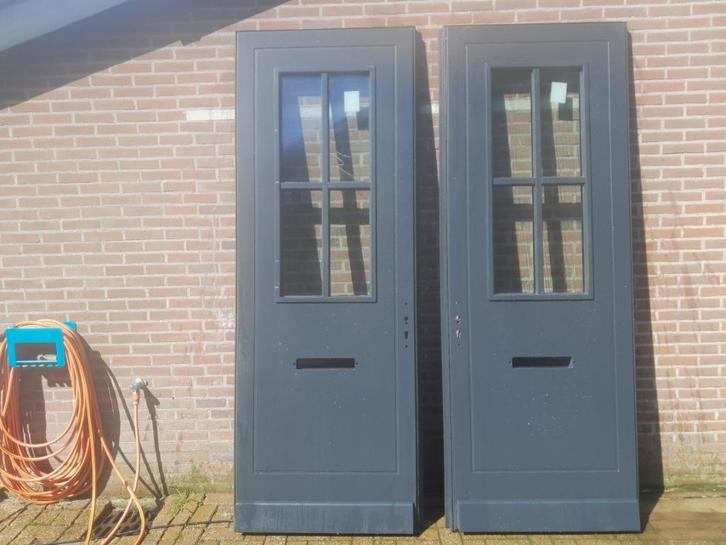 buitendeuren, Doe-het-zelf en Verbouw, Deuren en Horren, Nieuw, Buitendeur, 215 cm of meer, Hout, Ophalen of Verzenden